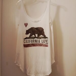 Billabong Cream V-Neck Top